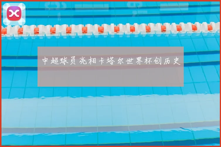 中超球员亮相卡塔尔世界杯创历史